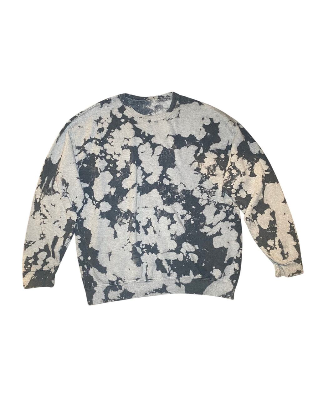 Urban Outfitters - Grey Tie Dye - Crew Neck Sweatshirt